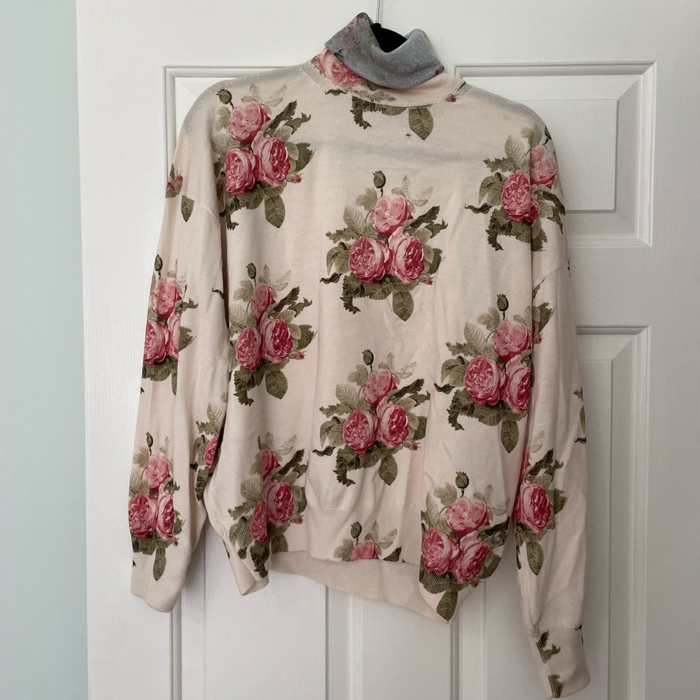 Paco Rabone floral turtleneck